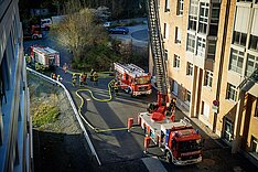 Großübung in der Klinik Naila