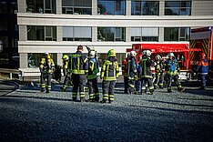 Großübung in der Klinik Naila